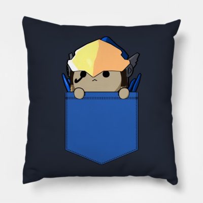 Furrah Pocketkatsu Katsuwatch Throw Pillow Official Overwatch Merch