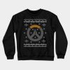 Christmas Overwatch Logo Knit Pattern Crewneck Sweatshirt Official Overwatch Merch