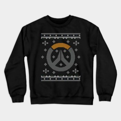 Christmas Overwatch Logo Knit Pattern Crewneck Sweatshirt Official Overwatch Merch