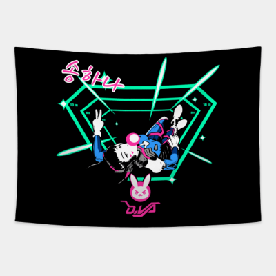 Hana Song Aka Dva Overwatch Tapestry Official Overwatch Merch