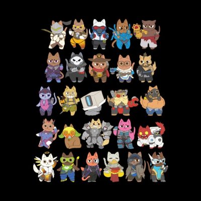 Overwatch Cats Throw Pillow Official Overwatch Merch