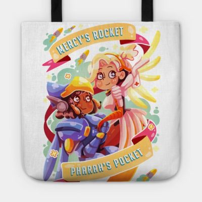 Mercys Rocket Pharahs Pocket Overwatch Tote Official Overwatch Merch