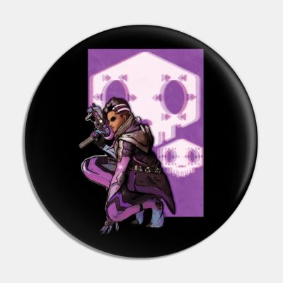 Overwatch Sombra Pin Official Overwatch Merch