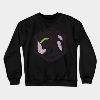 Genji Hexagon Crewneck Sweatshirt Official Overwatch Merch