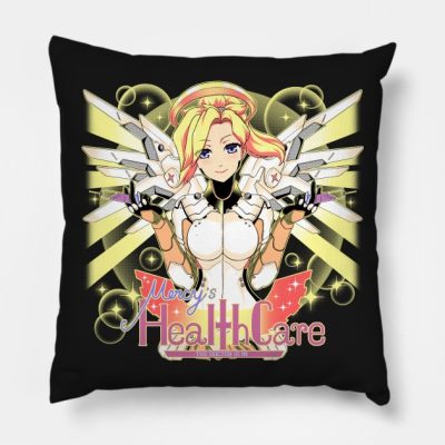 Mercys Health Care Throw Pillow Official Overwatch Merch