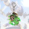 Anime Game Overwatch Key Chain Pharah Cole Cassidy Sombra Cartoon Character Acrylic Pendant Key Ring 5 - Overwatch Gifts