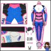 D Va Cosplay Costumes Dva Set Song Hana Siamese Cos Jumpsuits Tights Woman s Halloween Party 2 - Overwatch Gifts