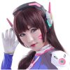 Dva Cosplay Costume Game Female Lycra 3D Printing Spandex Halloween Party Zentai Wig Cosplay Props Headphone 4 - Overwatch Gifts