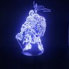 Game Hero Overwatch Ow Dva 3d Led Lamp For Bedroom Anime Night Lights Figure Manga Avatar 11 - Overwatch Gifts