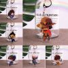 Game Overwatch Cosplay D VA Mei Genji Hanzo Keychain Cartoon Figure Acrylic Pendant Keyring - Overwatch Gifts