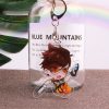 Game Overwatch Cosplay D VA Mei Genji Hanzo Keychain Cartoon Figure Acrylic Pendant Keyring 4 - Overwatch Gifts