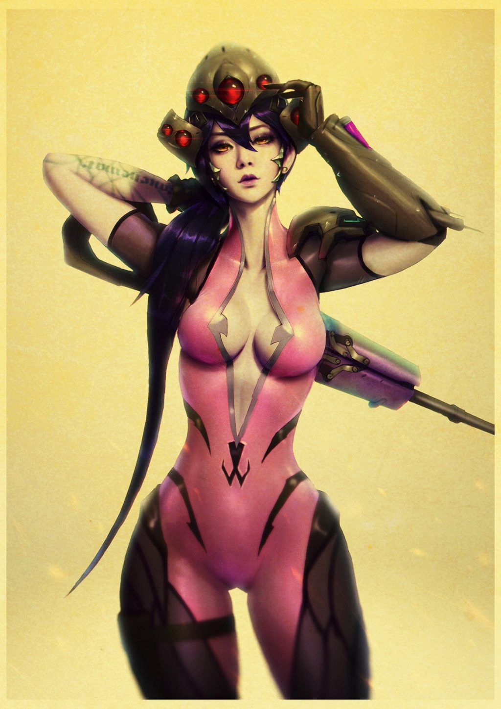 Game Poster Overwatch widowmaker retro posters kraft wall paper High Quality Painting For Home Decor Wall 21 - Overwatch Gifts