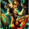 Game Poster Overwatch widowmaker retro posters kraft wall paper High Quality Painting For Home Decor Wall 3 - Overwatch Gifts