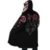 Genji Oni Mask Overwatch AOP Hooded Cloak Coat SIDE Mockup - Overwatch Gifts