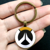 Hot Games Vintage Overwatch Keychains Anime Key Cover Key Holder Keyring Jewelry Men holiday gift Chaveiro 1 - Overwatch Gifts