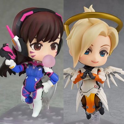 Nendoroid Overwatcher Grim Reaper D Va Classic Skin Edition 847 790 Tracer Action Figure Collectible For - Overwatch Gifts