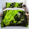 OW Overwatch Game Gamer DVA Comforter Bedding Set Duvet Cover Bed Set Quilt Cover Pillowcase King 11 - Overwatch Gifts