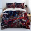 OW Overwatch Game Gamer DVA Comforter Bedding Set Duvet Cover Bed Set Quilt Cover Pillowcase King 5 - Overwatch Gifts