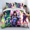 OW Overwatch Game Gamer DVA Comforter Bedding Set Duvet Cover Bed Set Quilt Cover Pillowcase King 7 - Overwatch Gifts