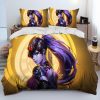 OW Overwatch Game Gamer DVA Comforter Bedding Set Duvet Cover Bed Set Quilt Cover Pillowcase King 8 - Overwatch Gifts