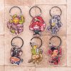 Overwatch Keychain Clear Acrylic Key Chain Pendant Anime Accessories Cartoon Key Ring 3 - Overwatch Gifts