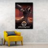 Overwatch Video Game Canvas Art Poster and Wall Art Picture Print Modern Family bedroom Decor Posters 1 - Overwatch Gifts