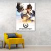 Overwatch Video Game Canvas Art Poster and Wall Art Picture Print Modern Family bedroom Decor Posters - Overwatch Gifts