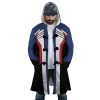 Soldier 76 Overwatch AOP Hooded Cloak Coat FRONT Mockup - Overwatch Gifts