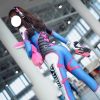 Superhero Zentai Suit dva Overwatch D VA Bodysuit with face sticker Adults Kids Cosplay Costume Custom - Overwatch Gifts