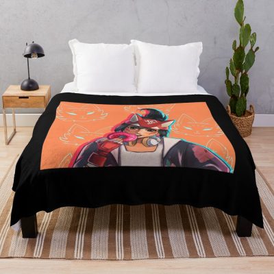 Kiriko Throw Blanket Official Overwatch Merch