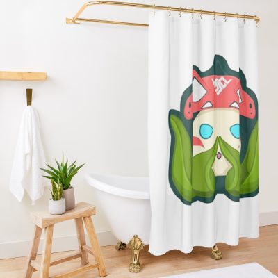 Kiriko Pachimari Cross Shower Curtain Official Overwatch Merch