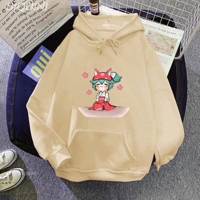 Anime Overwatch 2 Kawaii Kiriko Hoodies Hot Game Anime Manga Fans Men Women Clothing Winter Warm - Overwatch Gifts