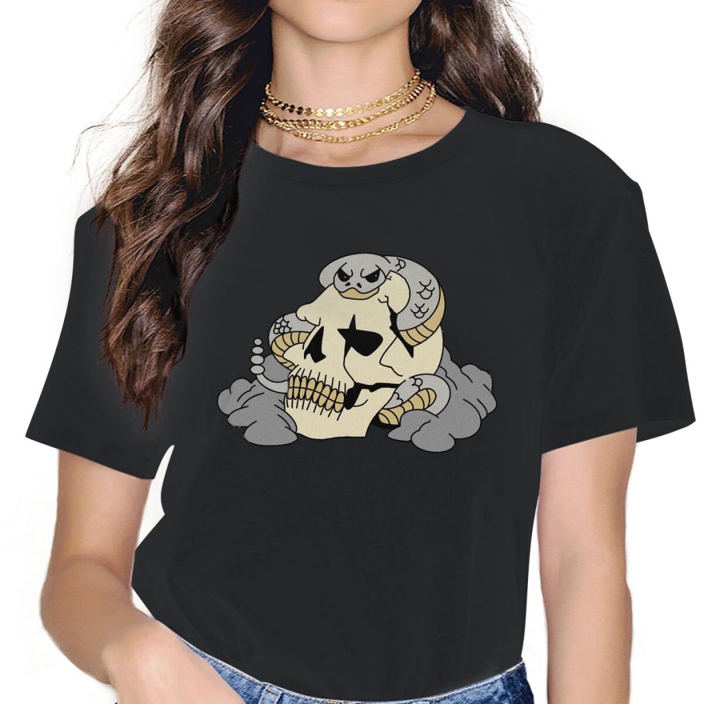 Deadlock Ashe Skull Women Shirts Overwatch T shirt Harajuku Vintage Female Blusas - Overwatch Gifts