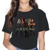 Funny Team Arrow T Shirt for Women Round Neck T Shirts Overwatch Game Short Sleeve Tee - Overwatch Gifts