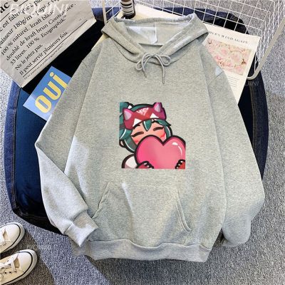 Kiriko Heart Classic Overwatch 2 Kawaii Hoodies Unisex Woman Men Sweatshirt Funny Printed Anime Hoody Streetwear - Overwatch Gifts