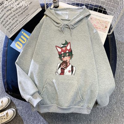 Overwatch 2 Kiriko and Fox Hoddies Funny Printing Hot Game Tops Men Woman Hrajuku Cartoon Winter - Overwatch Gifts