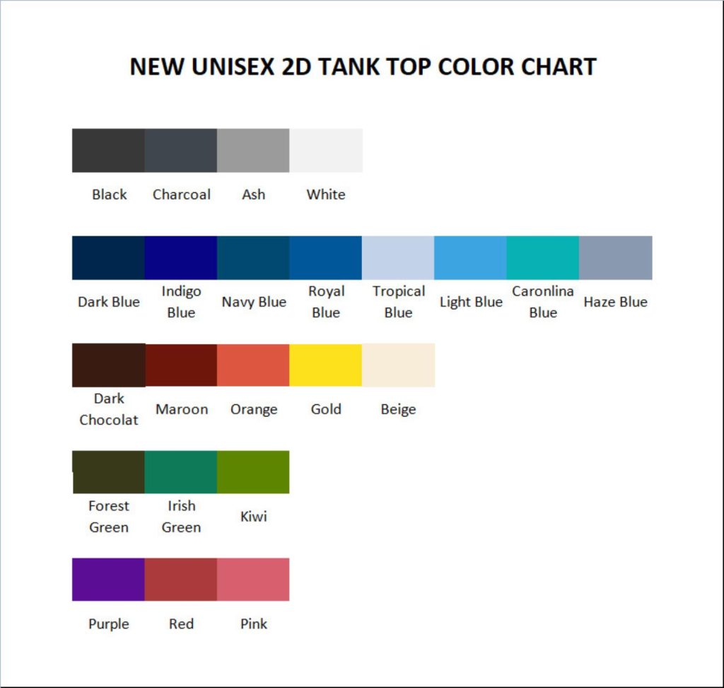 tank top color chart - Overwatch Gifts