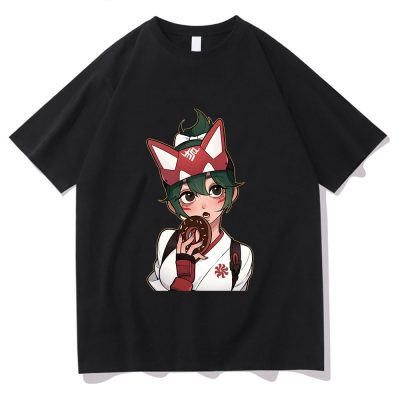 Kiriko Overwatch 2 Harajuku T shirts WOMEN 100 Cotton T Shirts Doughnut Tshirts Kawaii Cute Popular - Overwatch Gifts