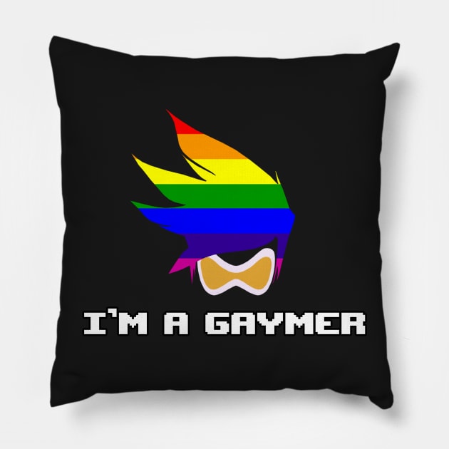 Im A Gaymer Overwatch Tracer Throw Pillow - Overwatch Gifts